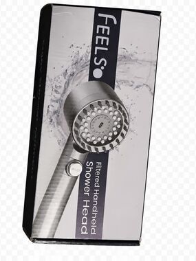FEELS Filtered Handheld Shower Head - Silver
